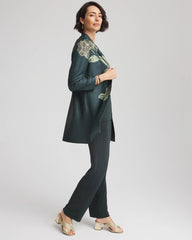 Chico's Collections Travelers™ Collection Artisanal Crushed Reversible Jacket