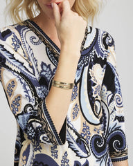 Chico's Collections Travelers™ Paisley V-Neck Tunic