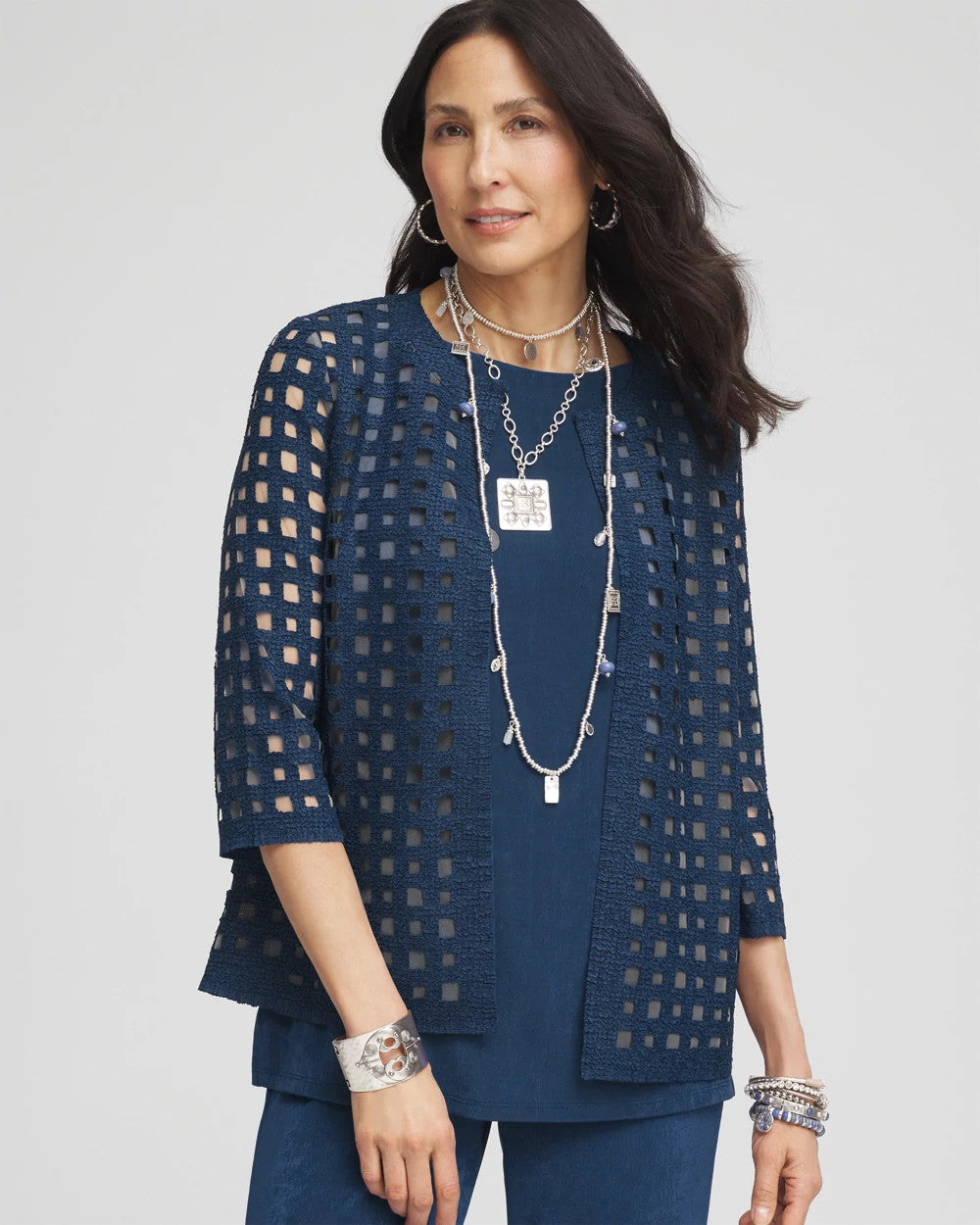 Chico's Collections Travelers™ Collection Cutout Crush Jacket