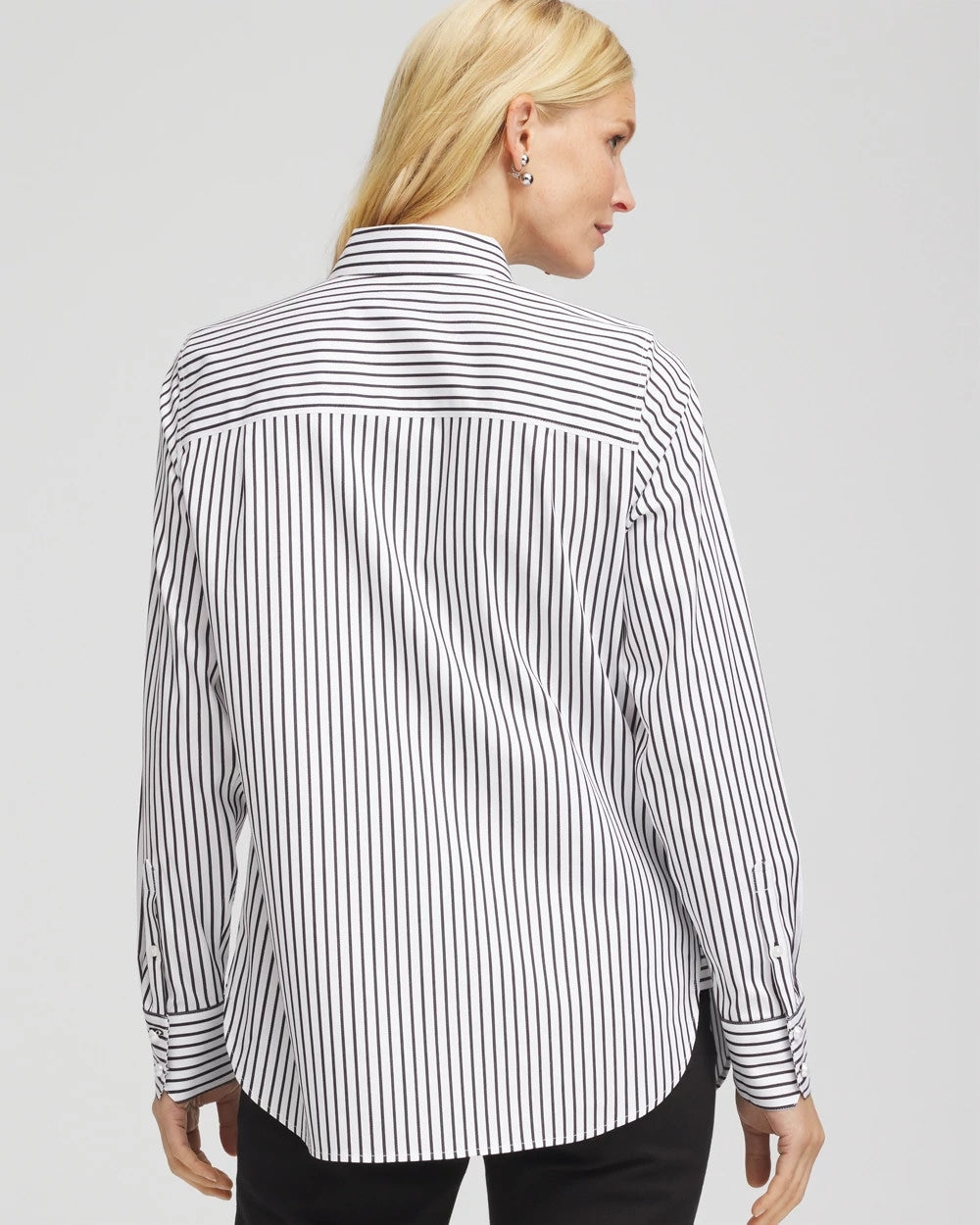 Chico's Collections No Iron™ Lurex Striped Shirt