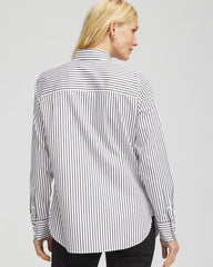 Chico's Collections No Iron™ Lurex Striped Shirt