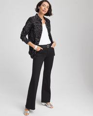 Chico's Collections No Iron™ Findot Print Sateen Shirt