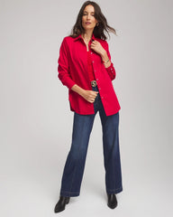 Chico's Collections No Iron™ Rhinestone Button Shirt
