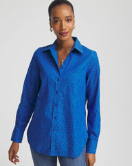 Chico's Collections No Iron™ Jacquard Animal Motif Shirt