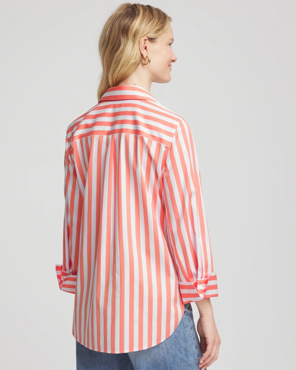 Chico's Collections No Iron™ Vacation Stripes Shirt