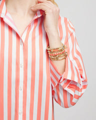 Chico's Collections No Iron™ Vacation Stripes Shirt