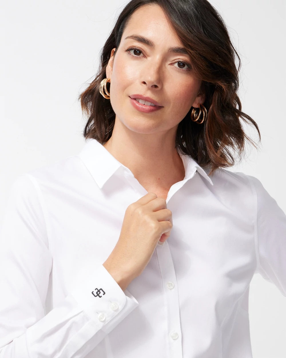 Chico's Collections No Iron™ Fitted Stretch Shirt
