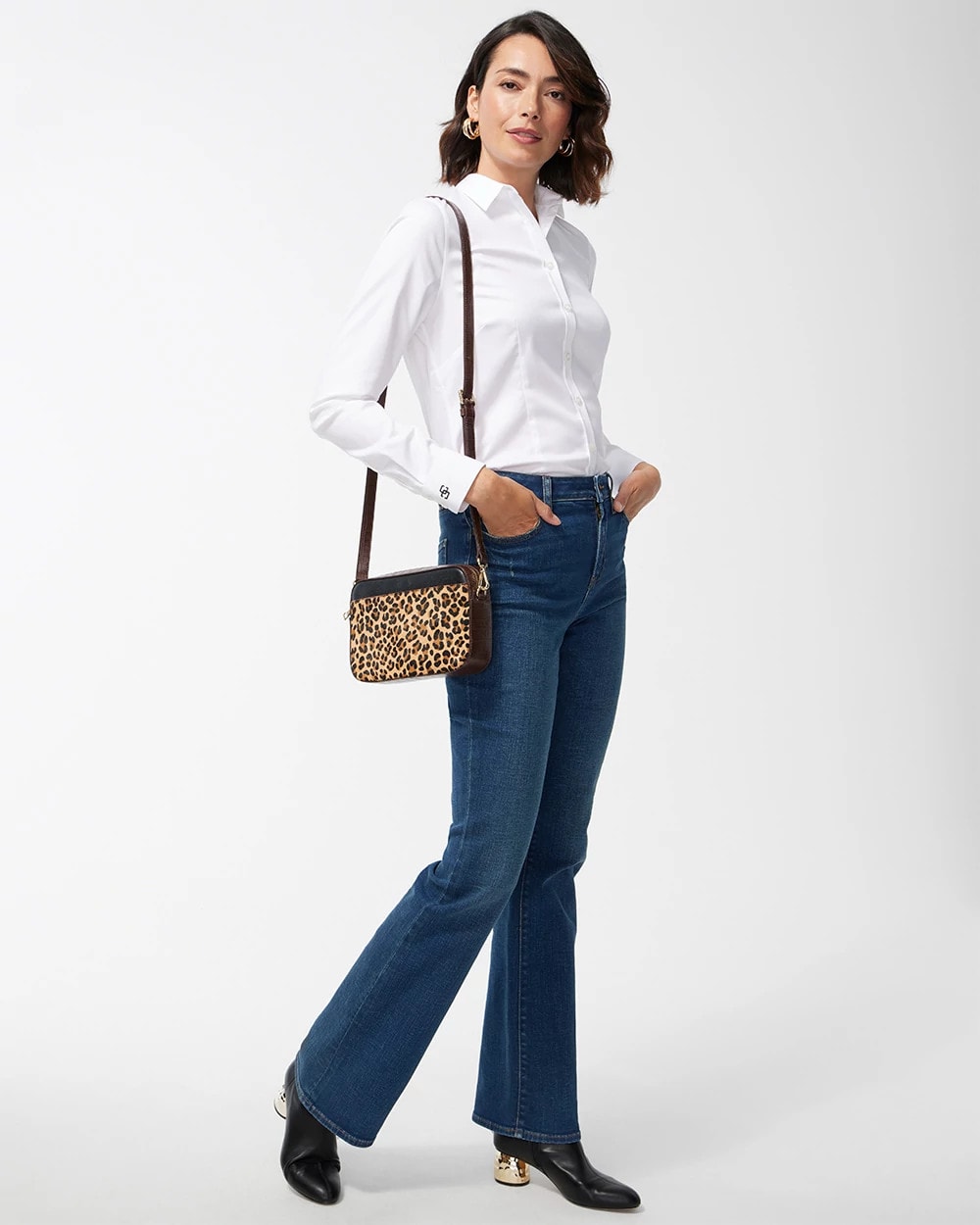 Chico's Collections No Iron™ Fitted Stretch Shirt
