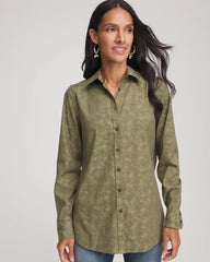 Chico's Collections No Iron™ Jacquard Shirt
