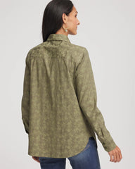 Chico's Collections No Iron™ Jacquard Shirt