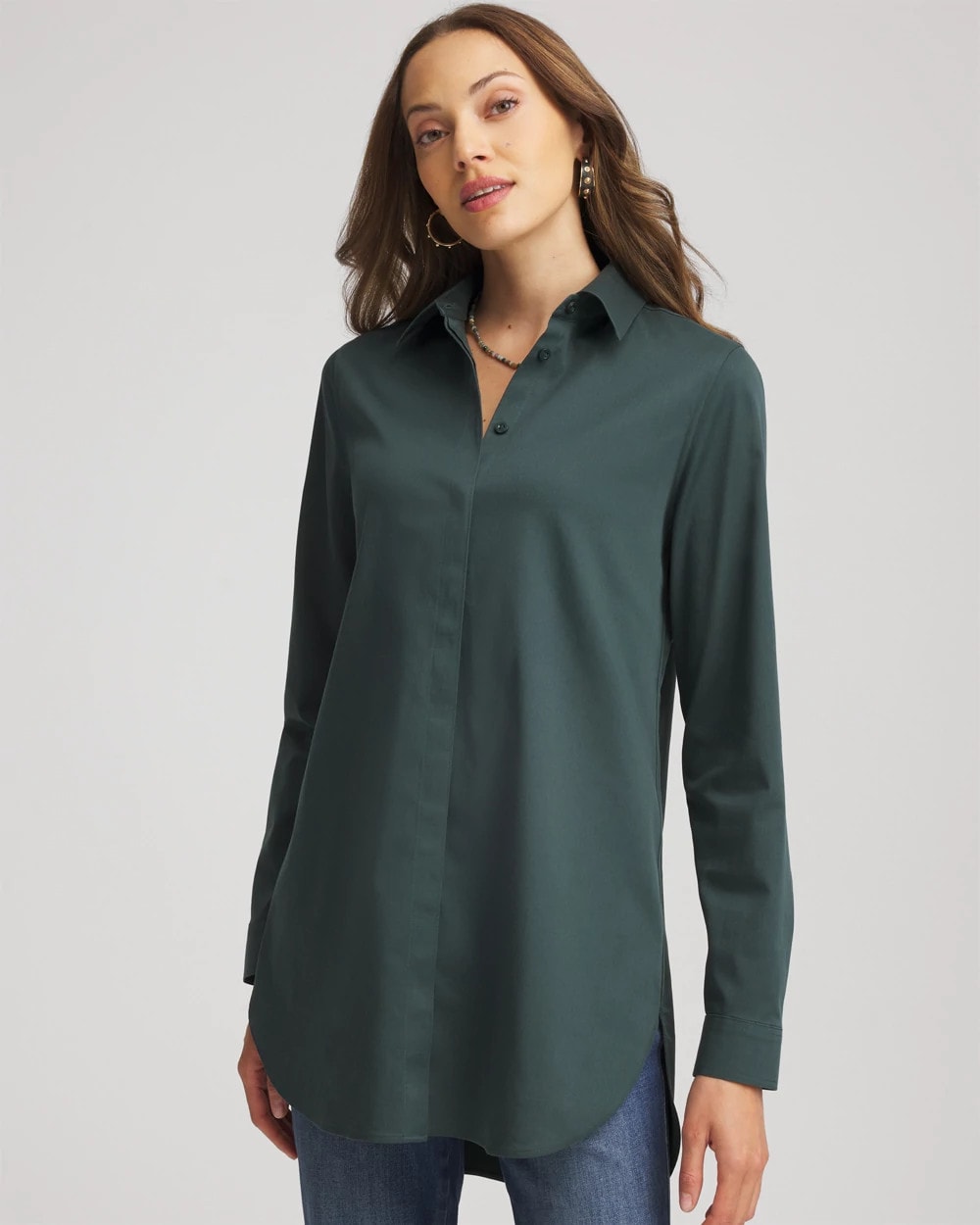 Chico's Collections No Iron™ Long-Sleeved Tunic