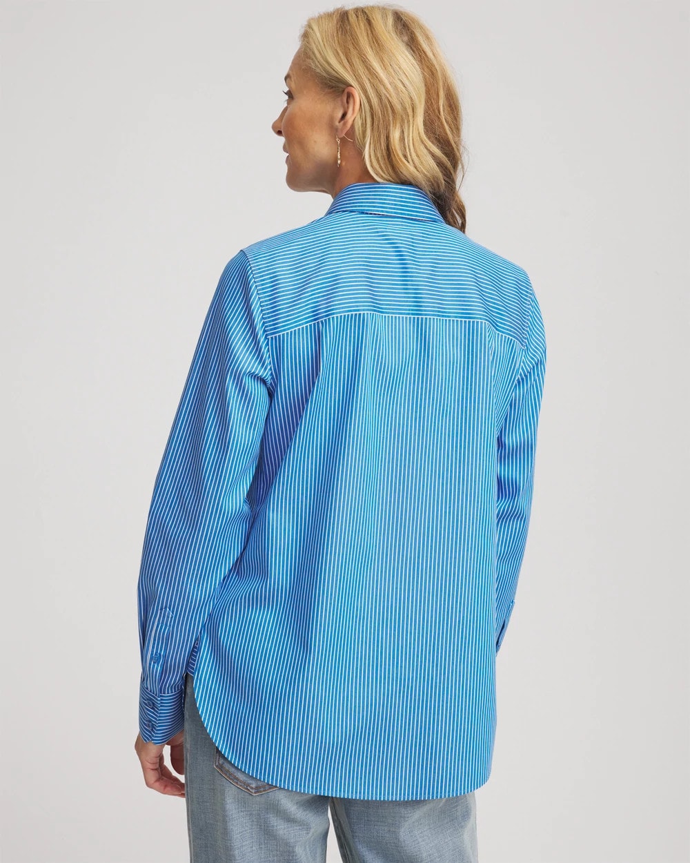 Chico's Collections No Iron™ Classic Striped Shirt
