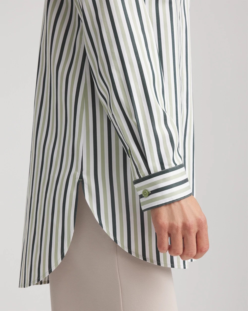 Chico's Collections No Iron™ Striped Shirt