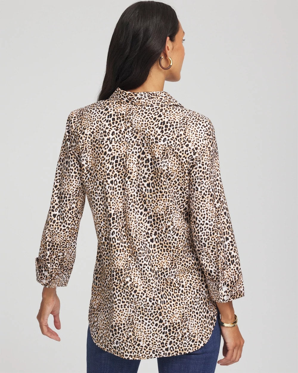 Chico's Collections No Iron™ Leopard Print Shirt