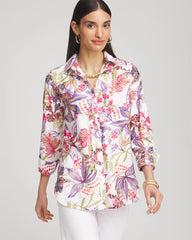 Chico's Collections No Iron™ Tropical Floral Stretch Shirt