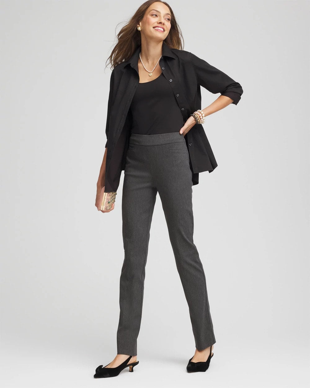 Chico's Collections Brigitte™ Slim Full-Length Pants