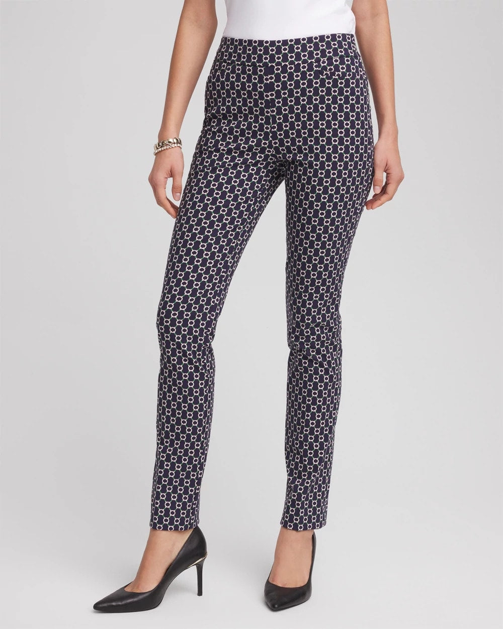 Chico's Collections Brigitte™ Chain Connection Slim Pants