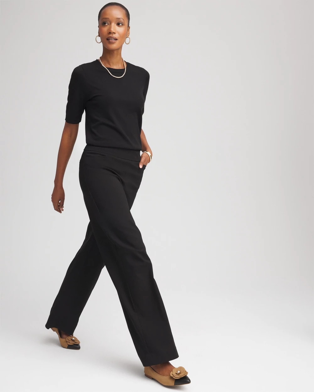 Chico's Collections Brigitte™ Slim Wide-Leg Pants