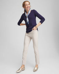 Chico's Collections Brigitte™ Pull-On Slim Rivet Ankle Pants