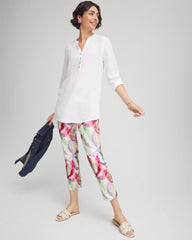 Chico's Collections Brigitte™ Slub Slim Cropped Pants