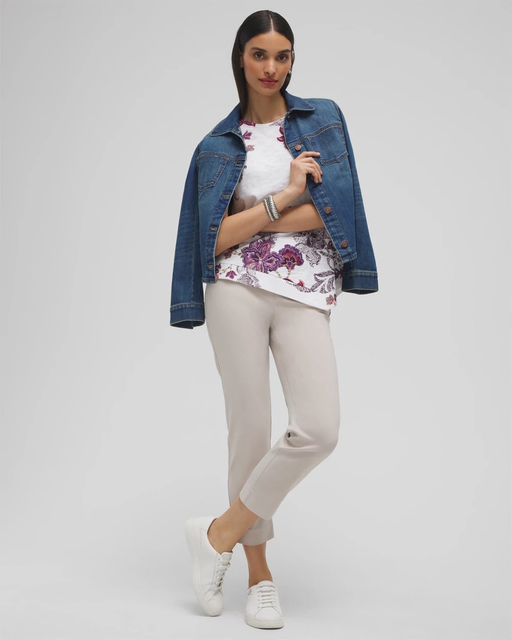 Chico's Collections Brigitte™ Pull-On Slim Cropped Pants
