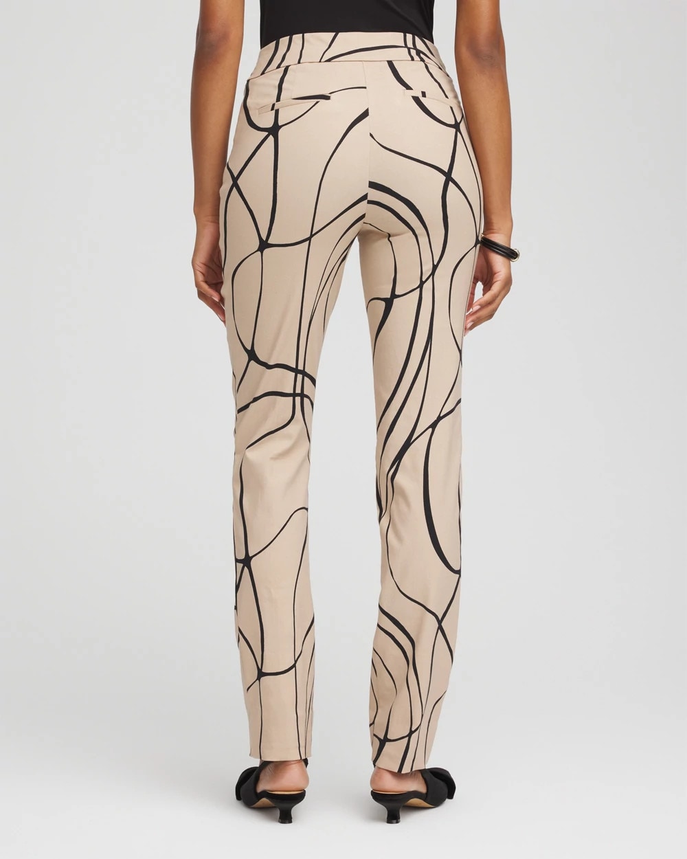 Chico's Collections Brigitte™ Golden Leaf Slim Full-Length Pants
