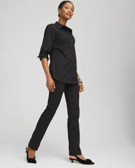 Chico's Collections Brigitte™ Slim Full-Length Jacquard Pants