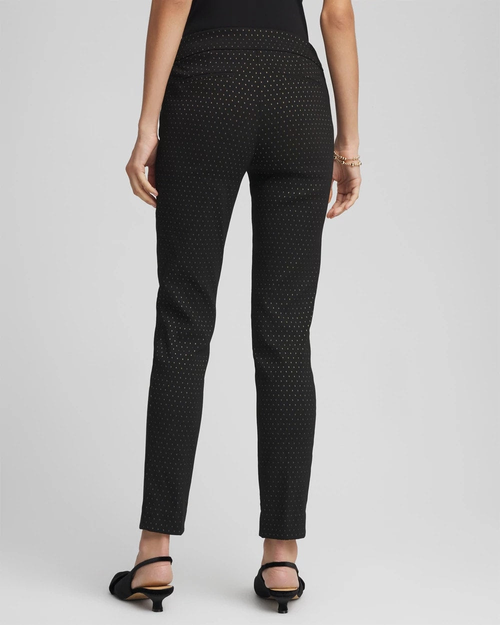 Chico's Collections Brigitte™ Slim Ankle Jacquard Pants