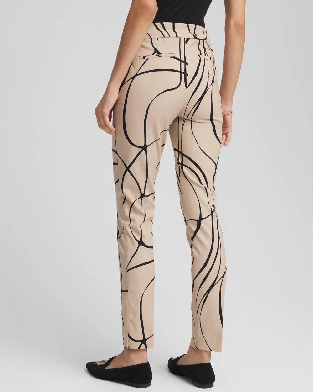 Chico's Collections Brigitte™ Golden Leaf  Slim Ankle Pants