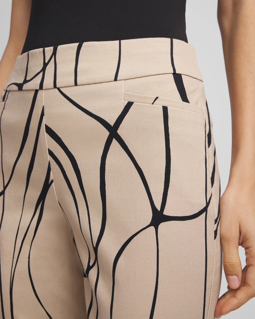 Chico's Collections Brigitte™ Golden Leaf  Slim Ankle Pants