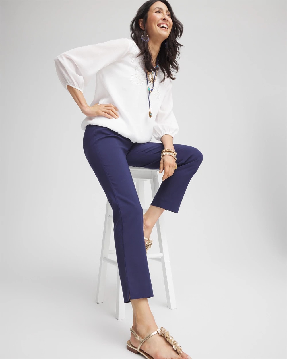 Chico's Collections Brigitte™ Pull-On Cropped Pants