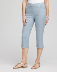 Chico's Collections Brigitte™ Cross Dye Capri Pants