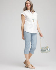 Chico's Collections Brigitte™ Cross Dye Capri Pants