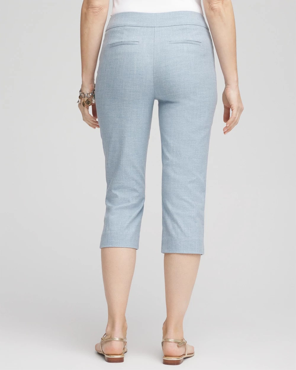 Chico's Collections Brigitte™ Cross Dye Capri Pants