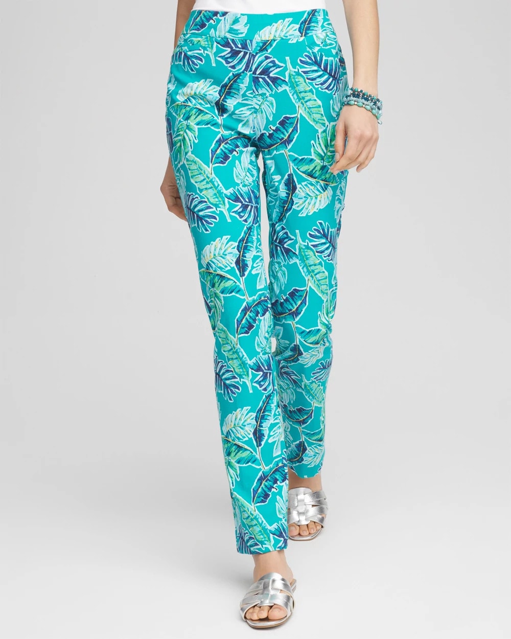 Chico's Collections Brigitte™ Tropical  Slim Leg Pants