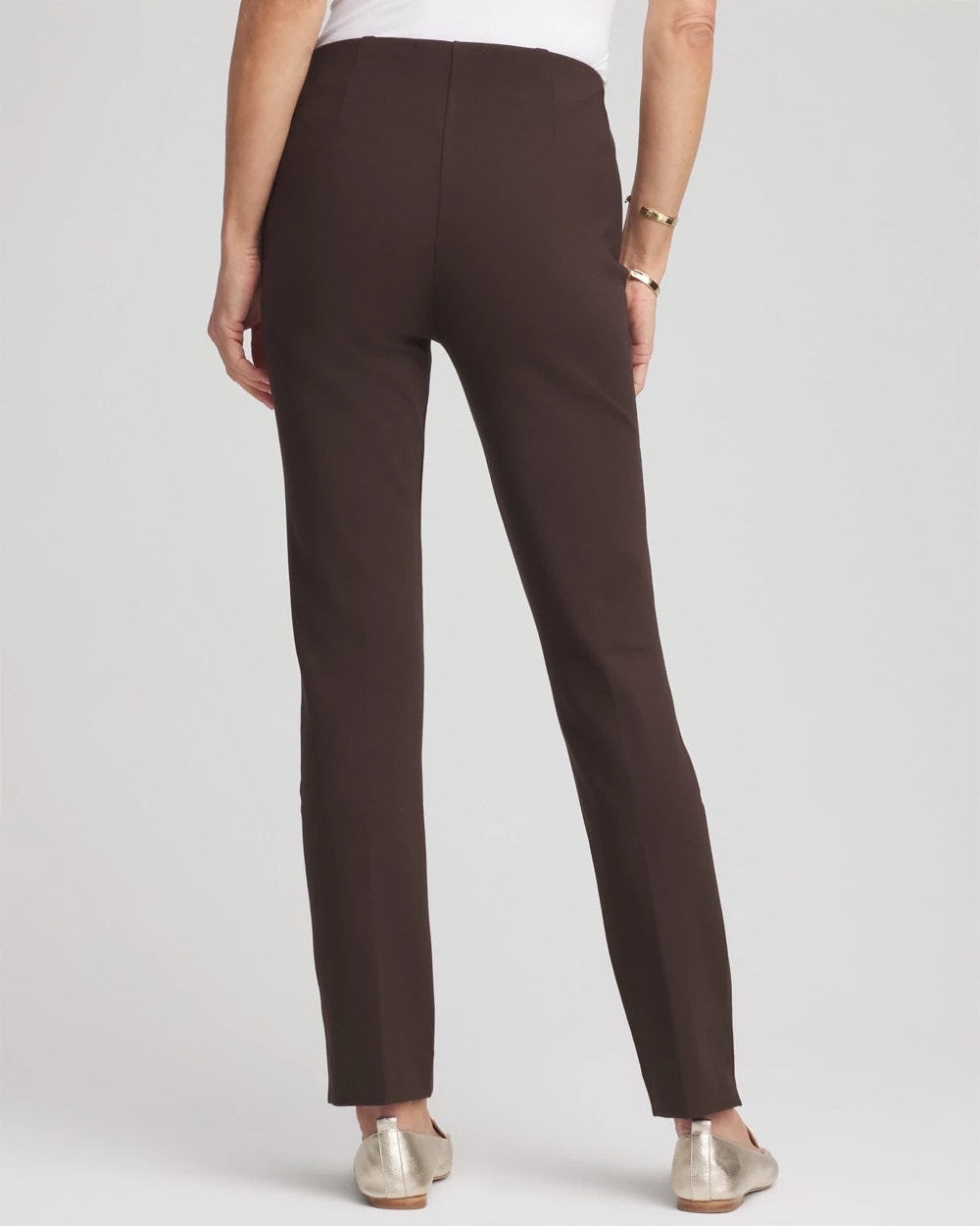 Chico's Collections Juliet Slim Trim Detail Ankle Pants