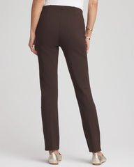 Chico's Collections Juliet Slim Trim Detail Ankle Pants