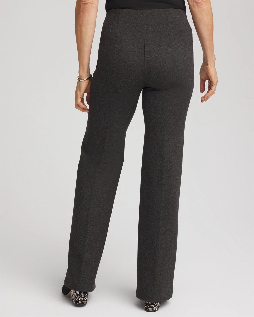 Chico's Collections Juliet Wide Full-Length Ponte Pants