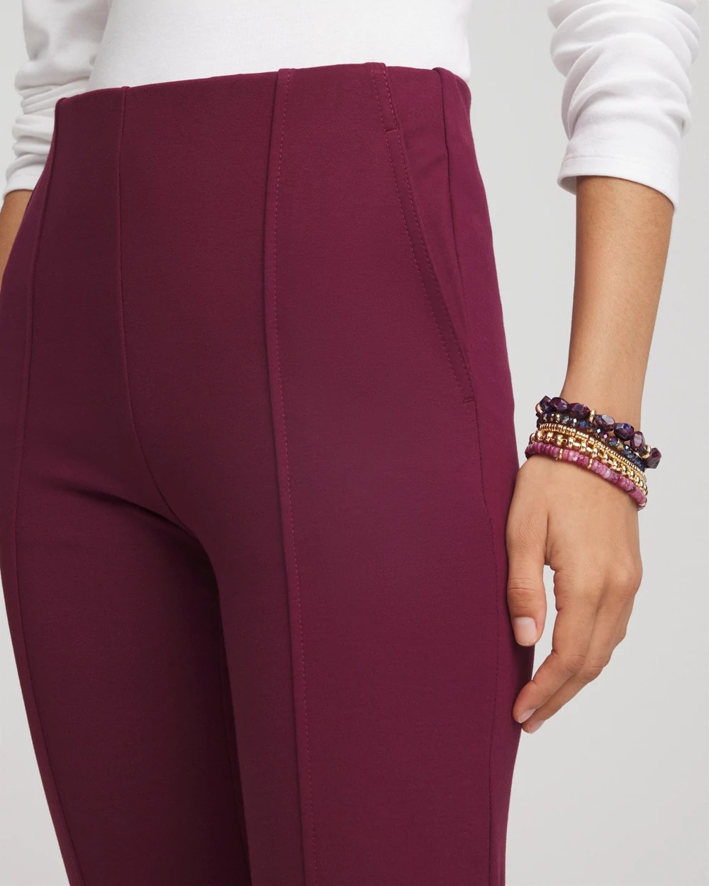 Chico's Collections Juliet Straight Ankle Pants