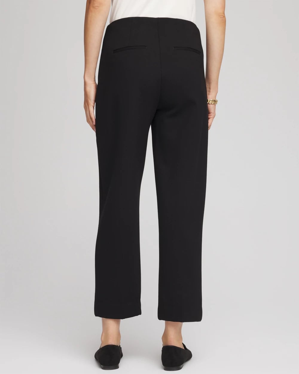 Chico's Collections Juliet Relaxed Tapered Ankle Pants
