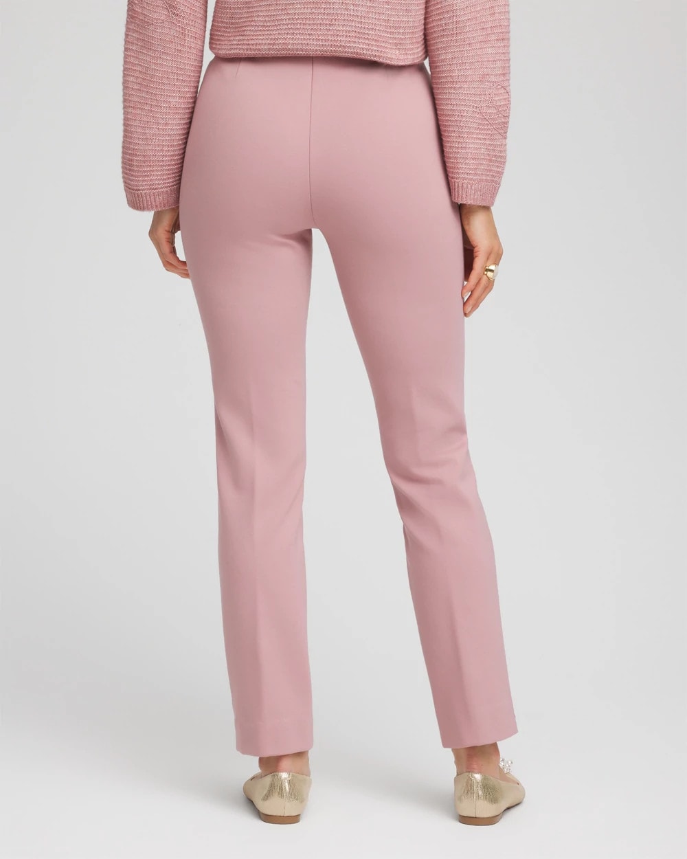 Chico's Collections Juliet Slim Trim Detail Ankle Pants