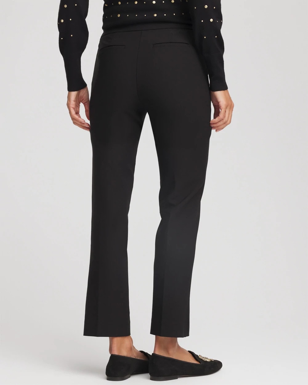 Chico's Collections Lightweight Juliet Straight Ankle Pants