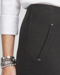 Chico's Collections Juliet Trim Detail Ponte Ankle Pants