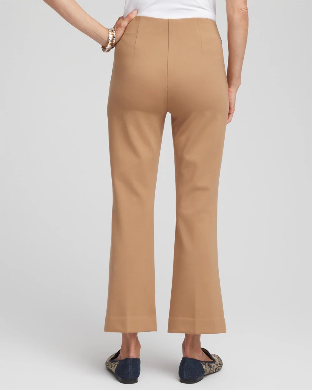 Chico's Collections Juliet Slim Cropped Flared Pants