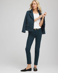 Chico's Collections Girlfriend Slim Ankle Jeans