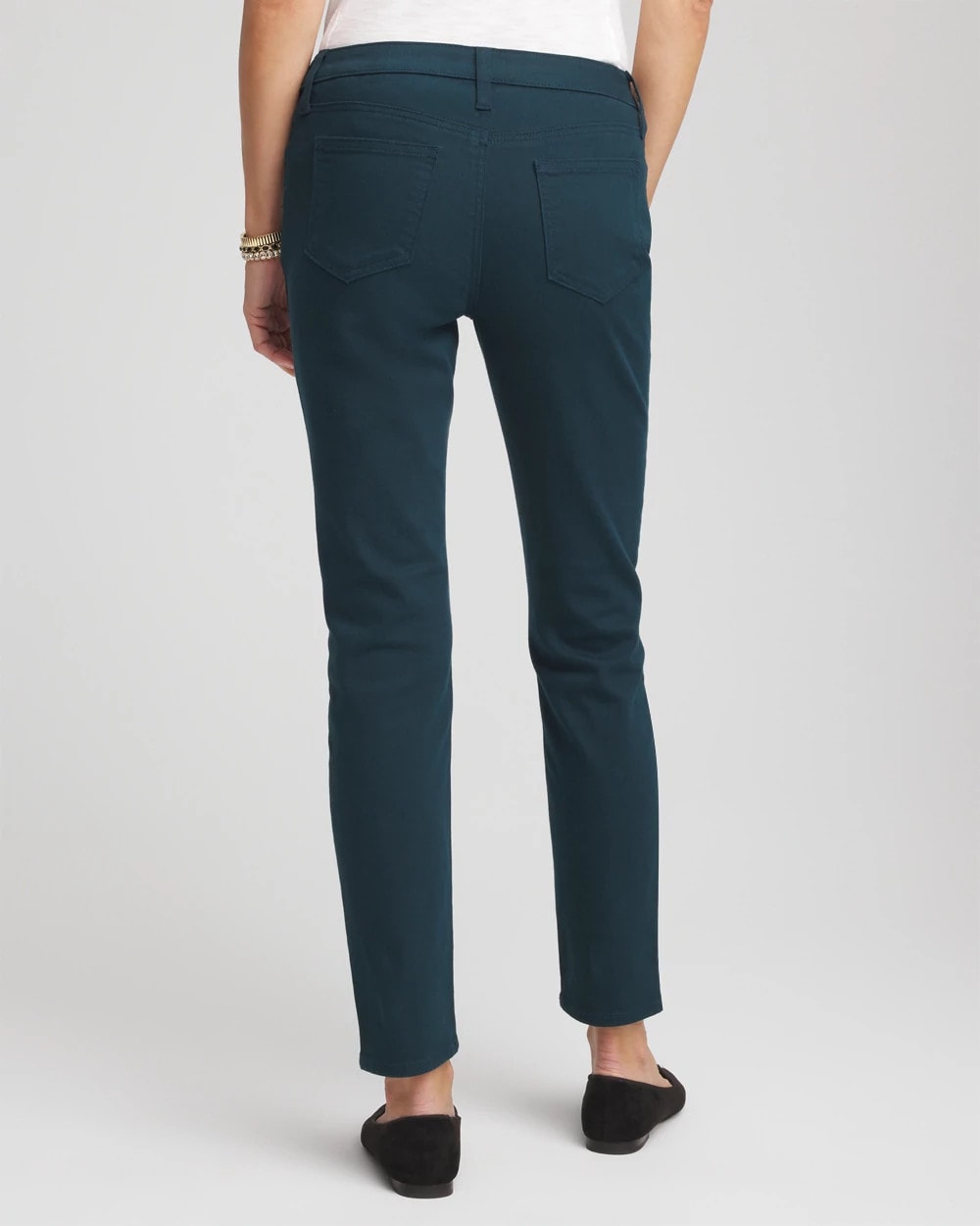 Chico's Collections Girlfriend Slim Ankle Jeans