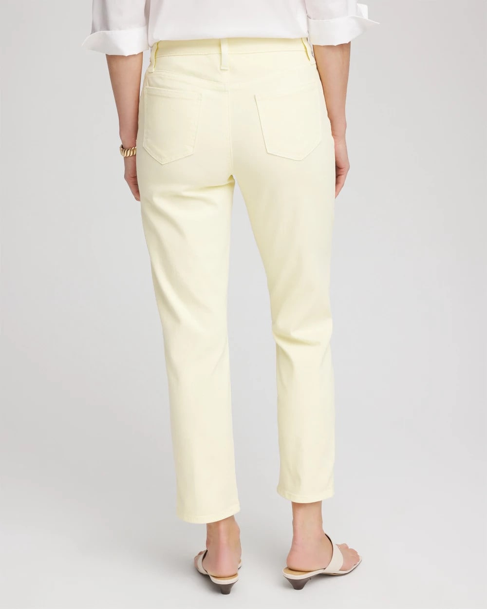 Chico's Collections Girlfriend Cropped Jeans