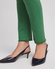 Chico's Collections Girlfriend Fray Hem Ankle Jeans