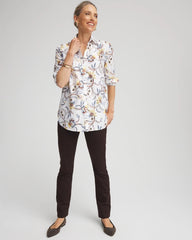 Chico's Collections Girlfriend Slim Full-Length Jeans