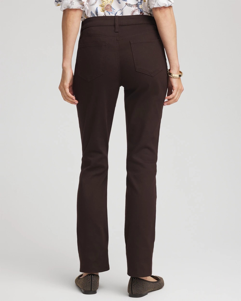 Chico's Collections Girlfriend Slim Full-Length Jeans